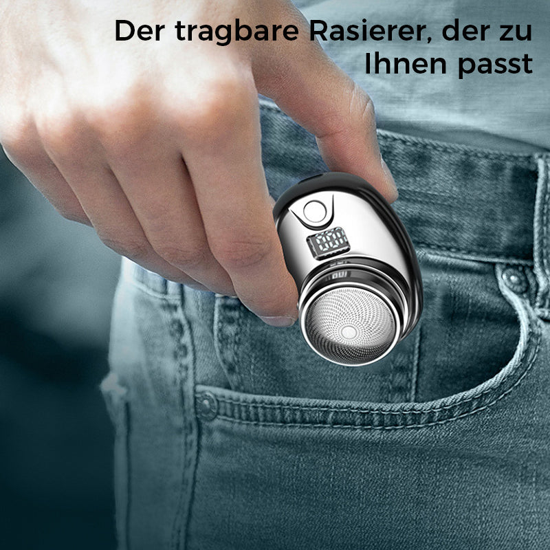 ZephyrGlide | Waterproof Mini Travel Shaver for Precise Shaving