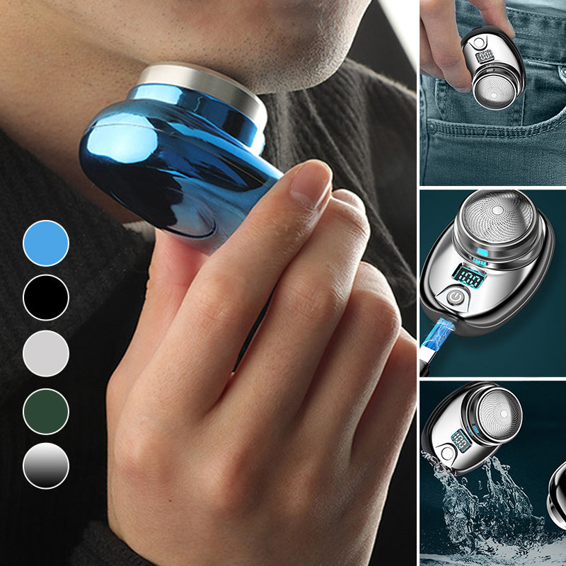 ZephyrGlide | Waterproof Mini Travel Shaver for Precise Shaving