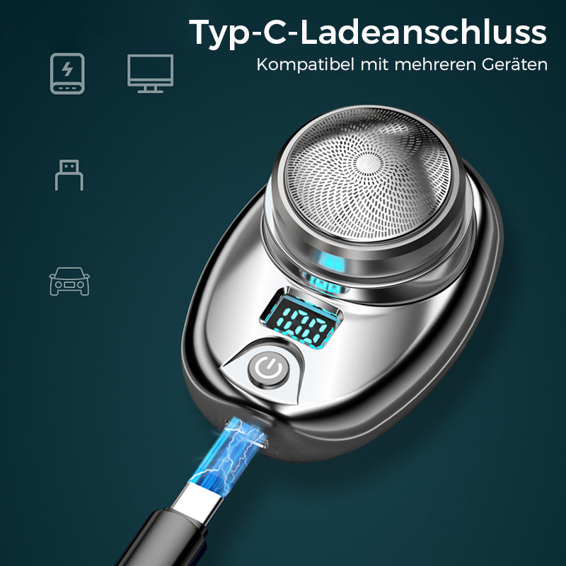 ZephyrGlide | Waterproof Mini Travel Shaver for Precise Shaving