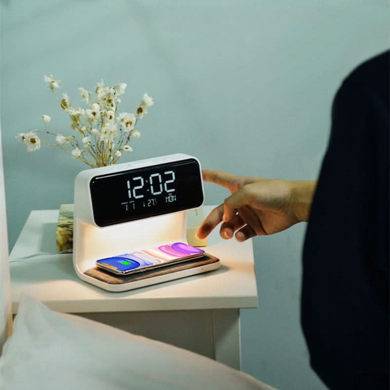 ساعت زنگ‌دار LCD شفاف لوما نوا با قابلیت تنظیم نور