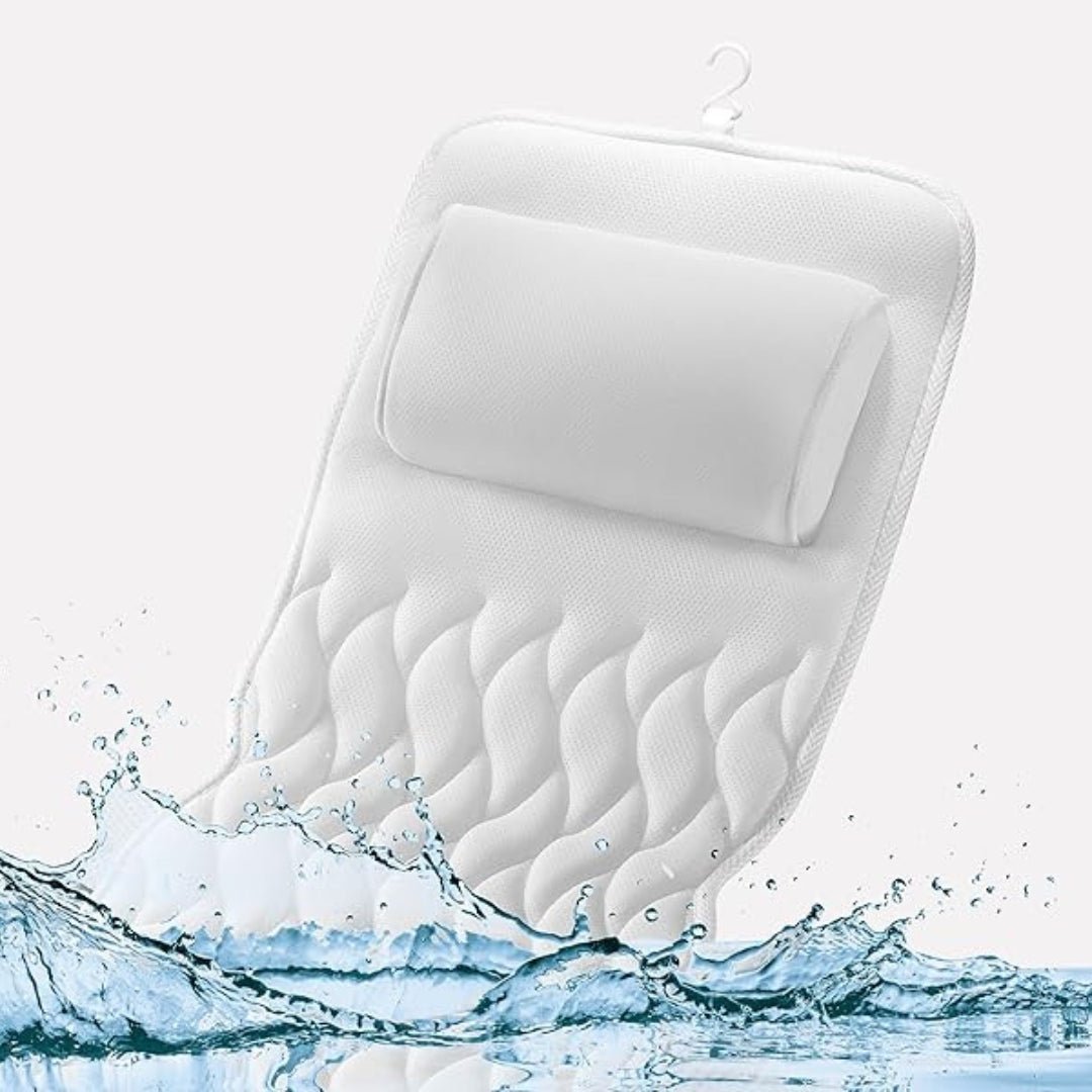 AquaEase ergonomický polštář do vany pro celé tělo pro maximální pohodlí