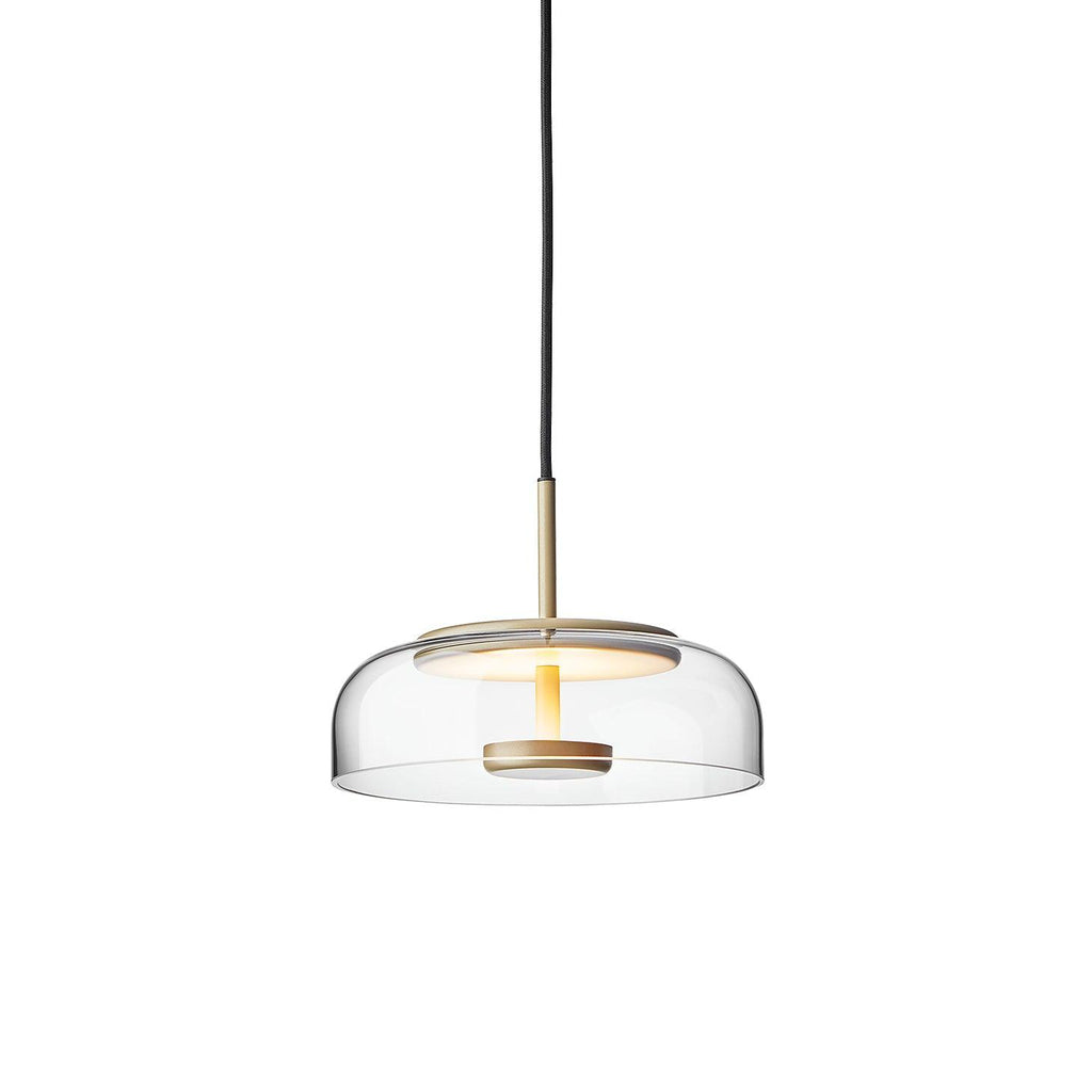 Lumineo Solcellsarmatur i Mässing och Glas för Varm Modern Atmosfär