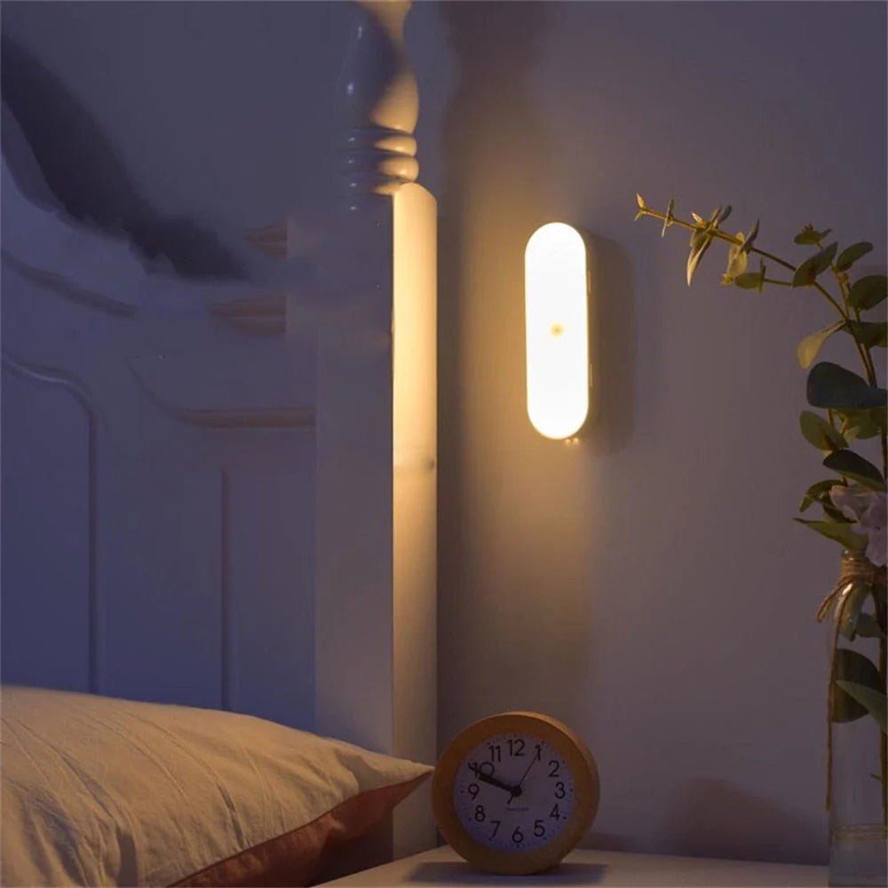 NovaBeam Sensore di Movimento Wireless Lampada da Parete LED Ricaricabile via USB