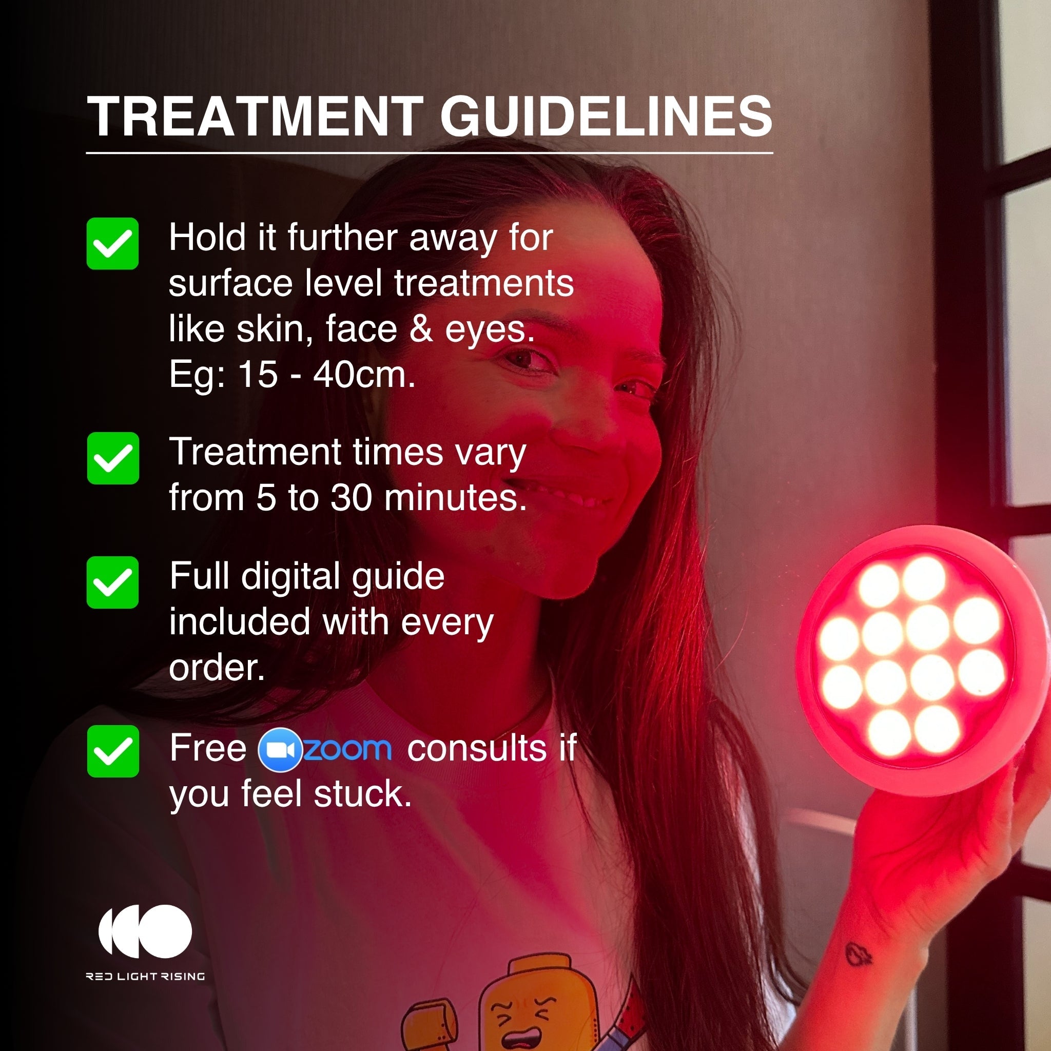 Portable Handheld Red Light Therapy Device For Home Use
