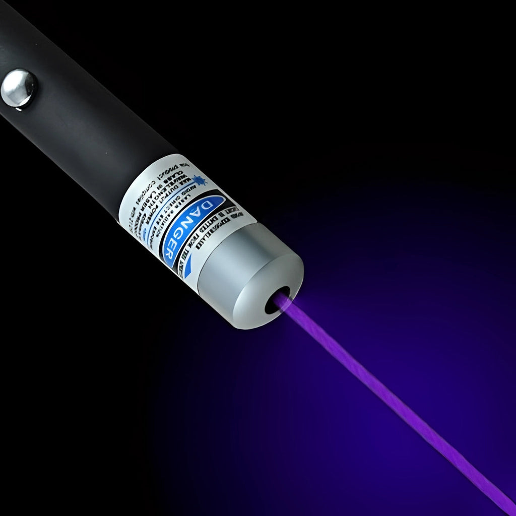 Laserpekare med hög effekt, justerbar fokus och flersfärgat ljus
