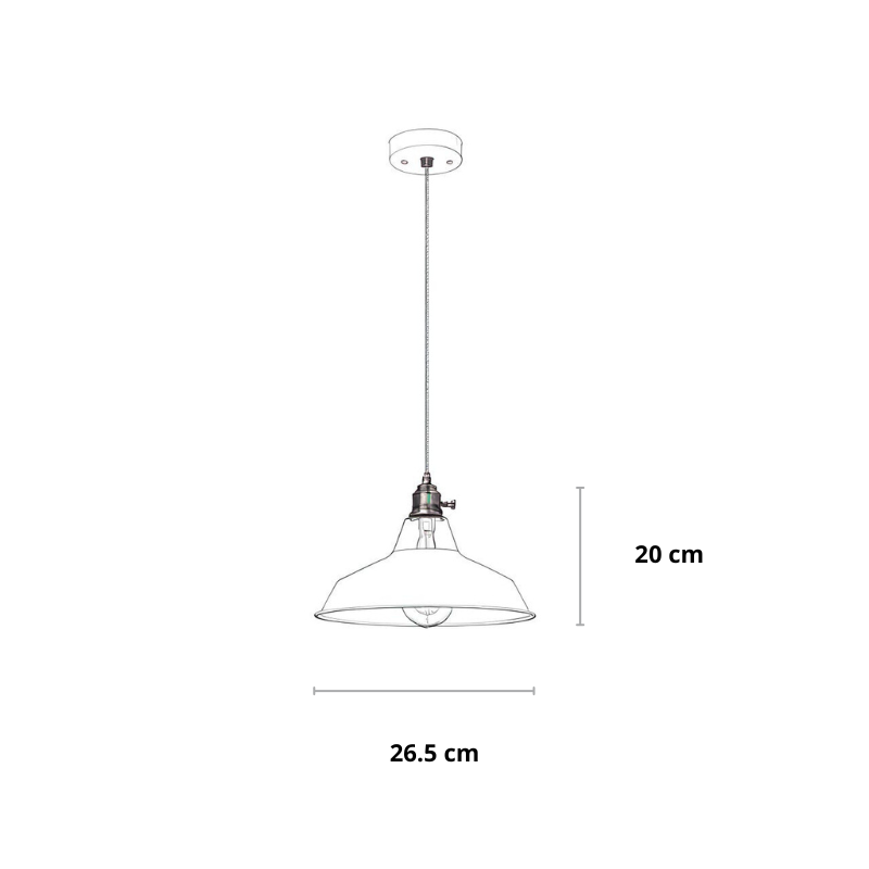 LumaNova Colorful Retro Pendant Light in Seven Vibrant Shades
