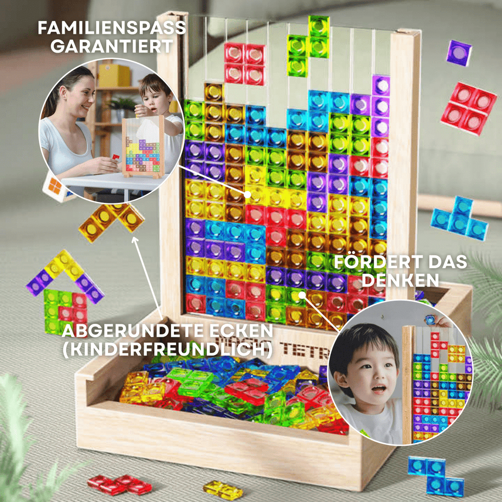 VerdantBlock Tetris-bræt Bæredygtigt familiespil med puslespil