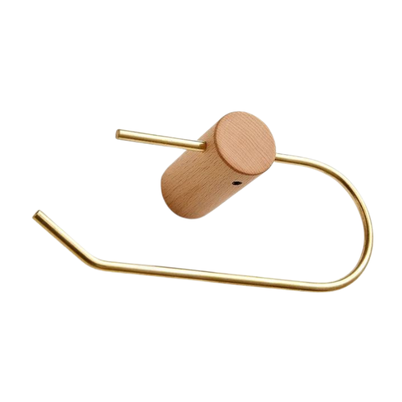 AeroLine Toilet Paper Bar Minimalist Metal Holder for Roll Display