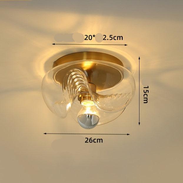 Stropní lampa Caelorn Vintage Bauhaus s francouzským středověkým kouzlem