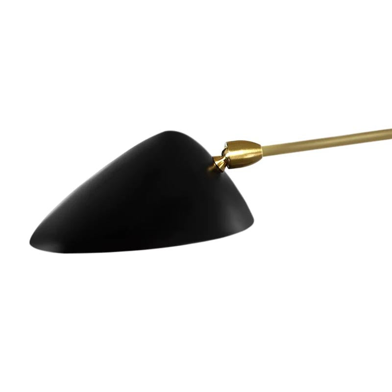 Marcellin vägglampa med två armar och anksnäbb, svängbara armar från Arverne Lighting Retro Mid Century Modern vägglampa