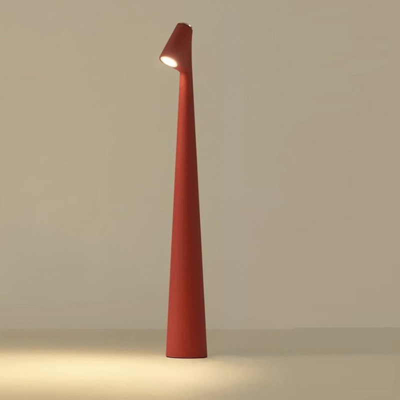 Candeeiro de Mesa Metálico Recarrregável Estiloso para Interior e Exterior