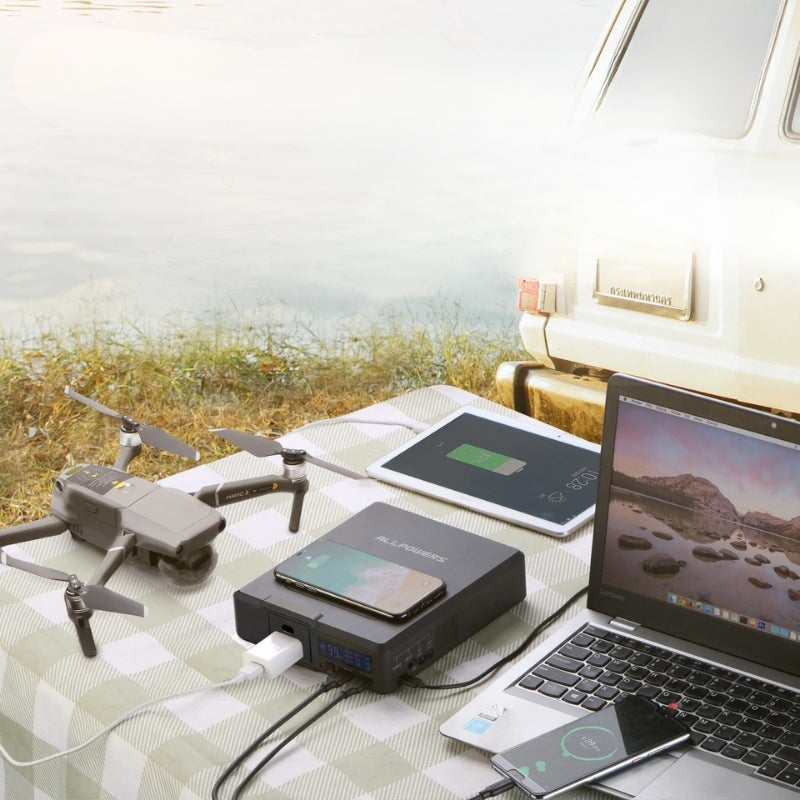 Stazione di Alimentazione Portatile Compatta PulseArc con Display Digitale e Ricarica Multi Dispositivo