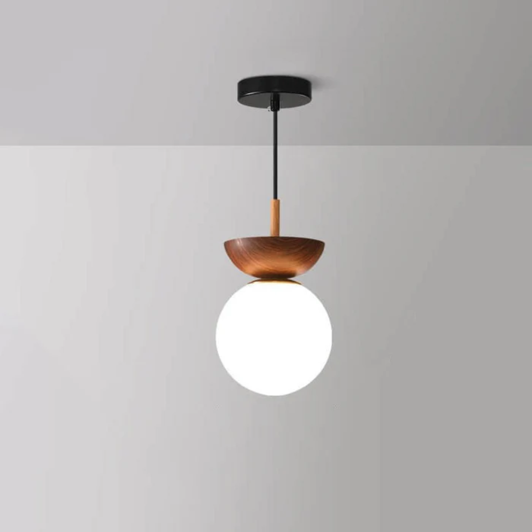 LyraLumen Japanese Dining Pendant Light With Three Color Temperatures