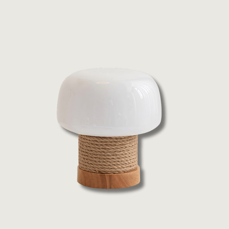 Aurelium | Minimalist LED Table Lamp With Wood Base