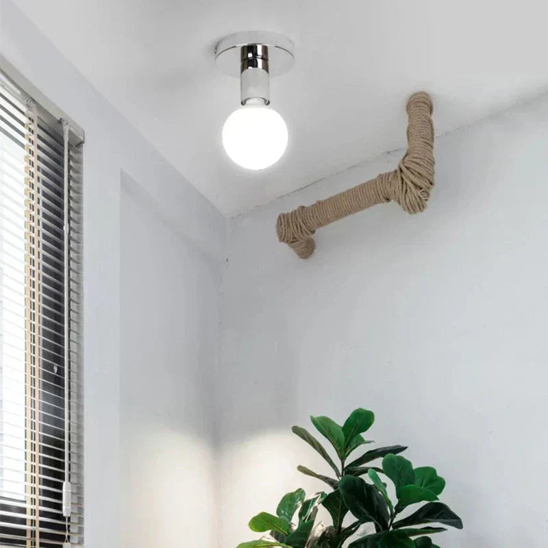 Candeeiro de Teto Industrial Vintage Harion em Metal