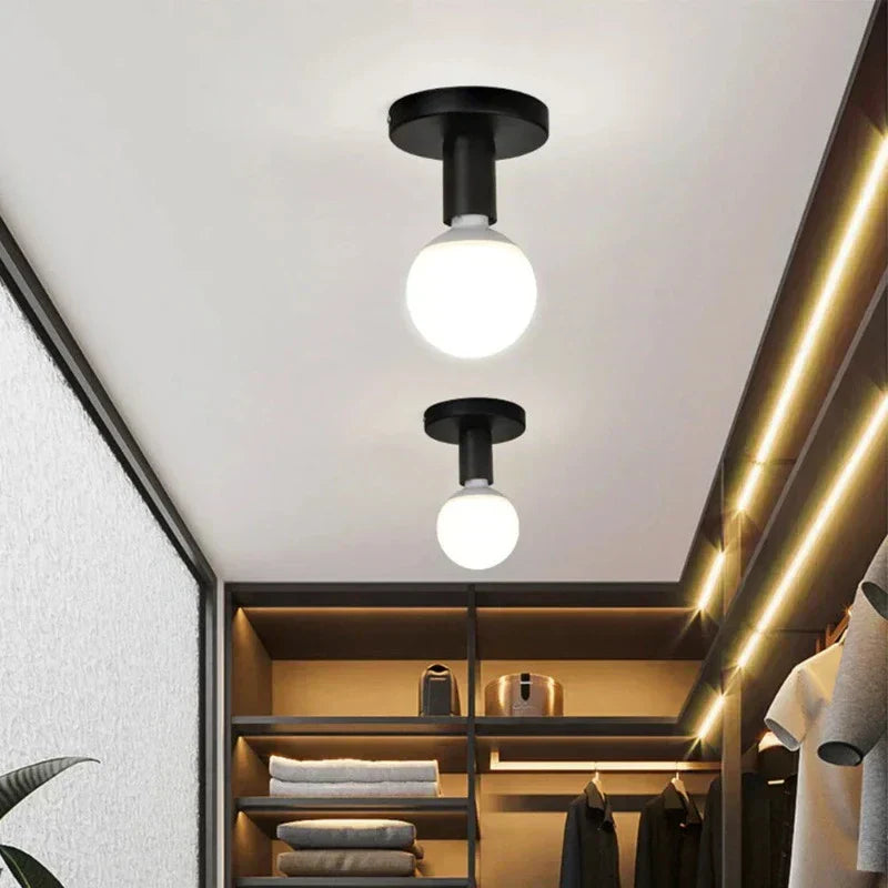 Candeeiro de Teto Industrial Vintage Harion em Metal