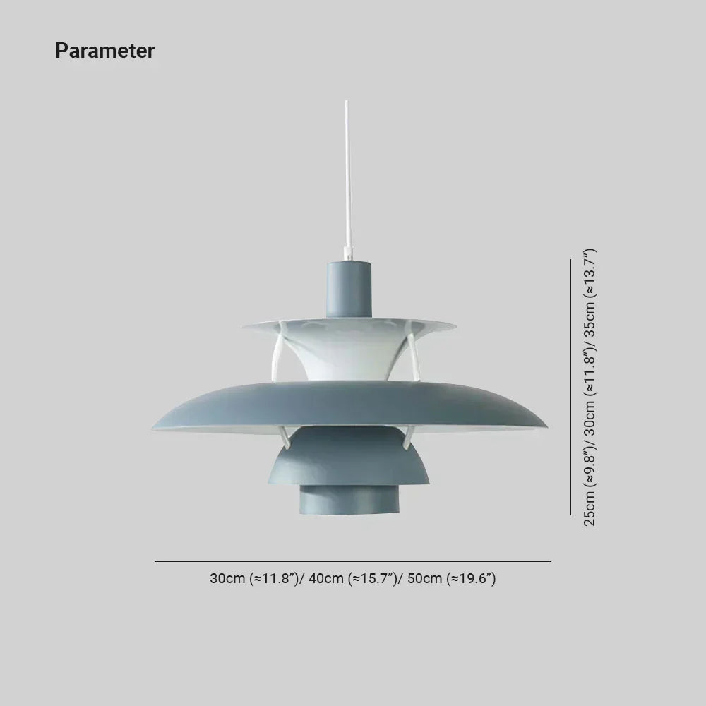 LumaLine Modern LED Pendant Lamp With Shade Ambient Lighting