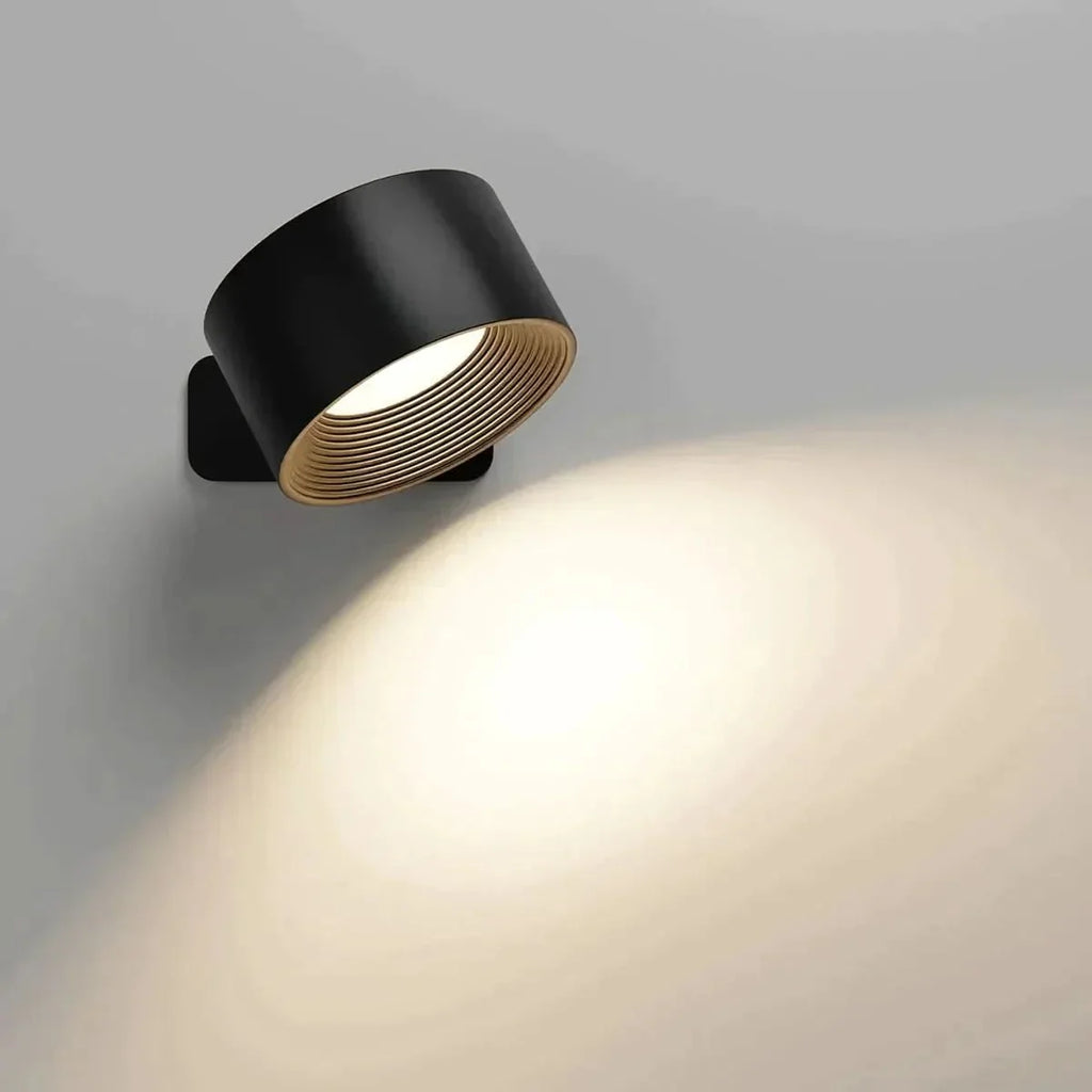 360stupňová bezdrátová nástěnná lampa s USB dobíjením a třemi úrovněmi jasu
