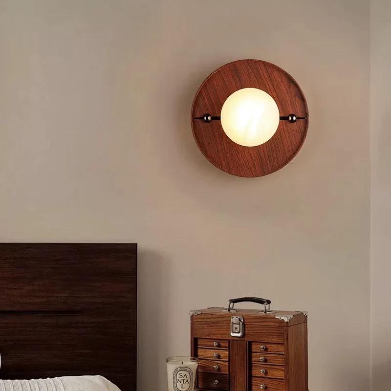 Nástěnné svítidlo Walnut Glow Arch moderní domácí osvětlení
