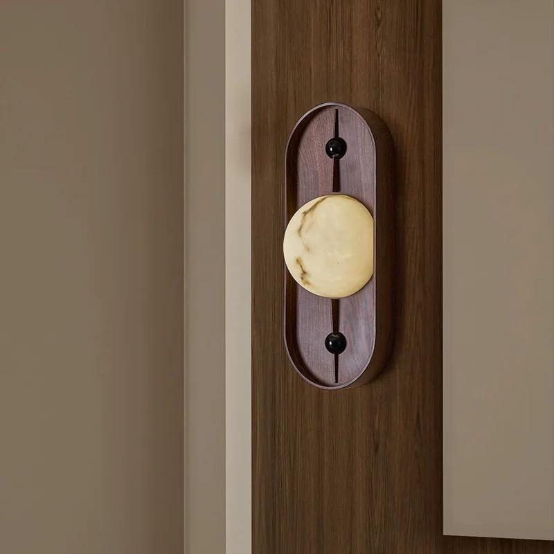 Nástěnné svítidlo Walnut Glow Arch moderní domácí osvětlení