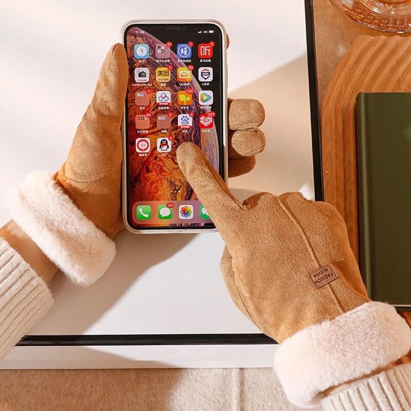 Gants d'hiver étanches compatibles avec écran tactile pour temps froid