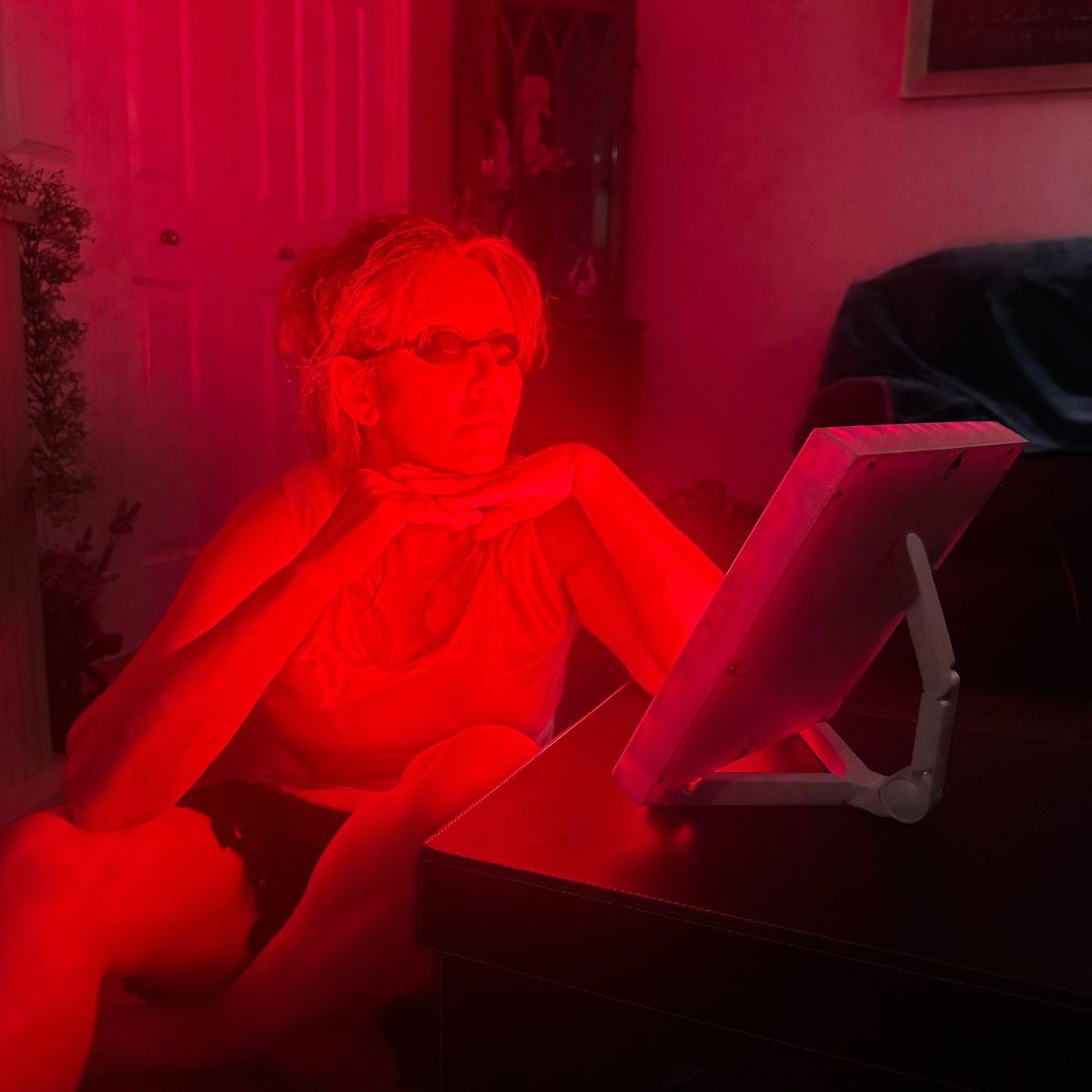 Advanced Infrared and Red Light Therapy Panel With Stand, FDA-Approved