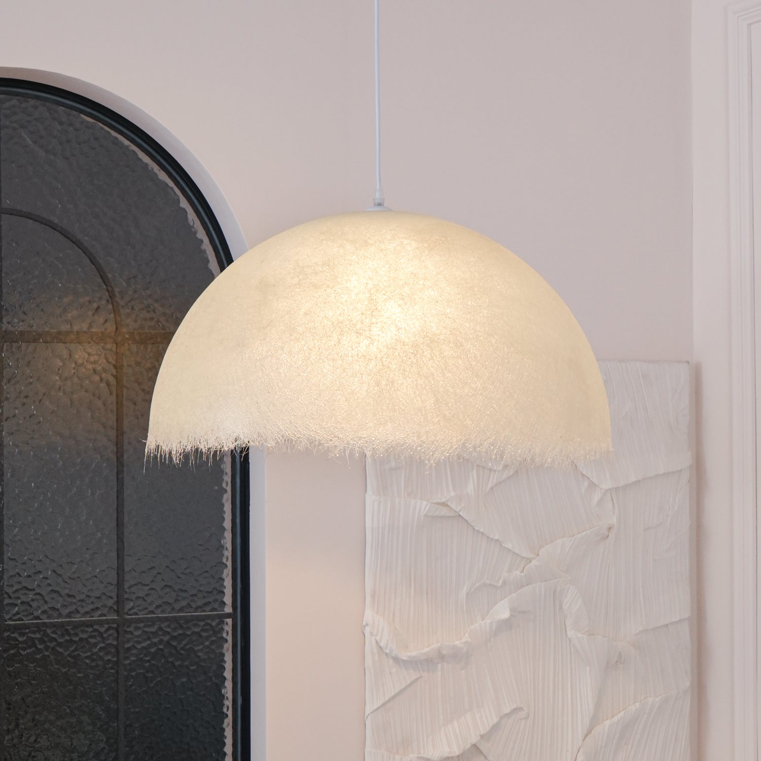 Astra Fusion Epoxy Resin Pendant Light With Metal LED