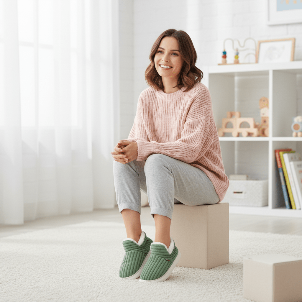 WarmNest Thermal House Slippers For Warmth And Winter Comfort