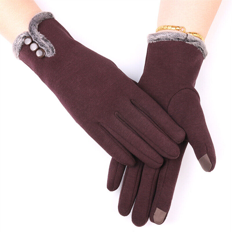 Aurea Cashmere Lined Gloves Windproof and Warm for Winter
