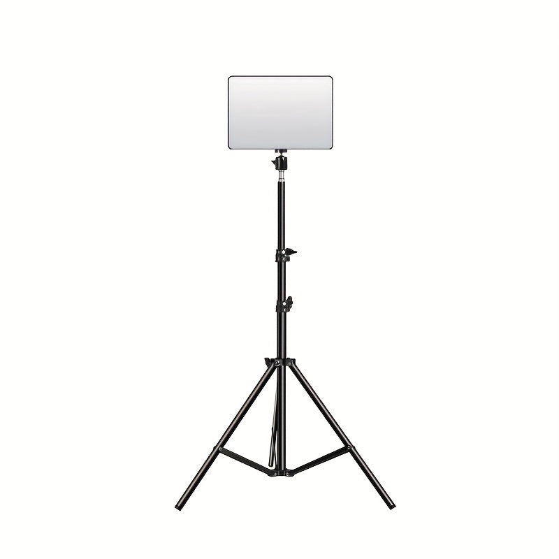 پایه نور عکاسی LED با سه‌پایه آلومینیومی قابل تنظیم و چراغ استودیویی