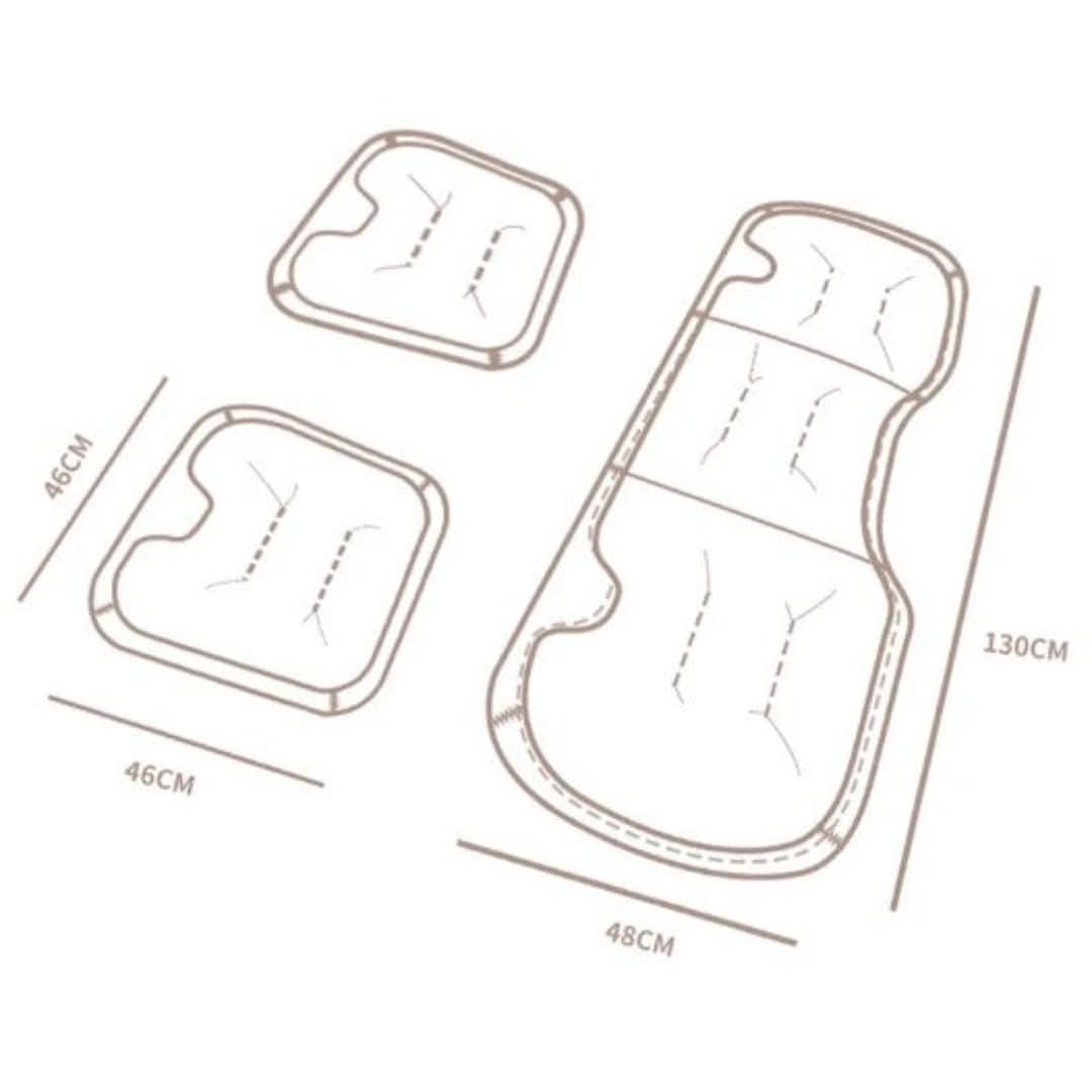 TrailEase Ergonomic Car Seat Cushion for Long Drives and Commuting