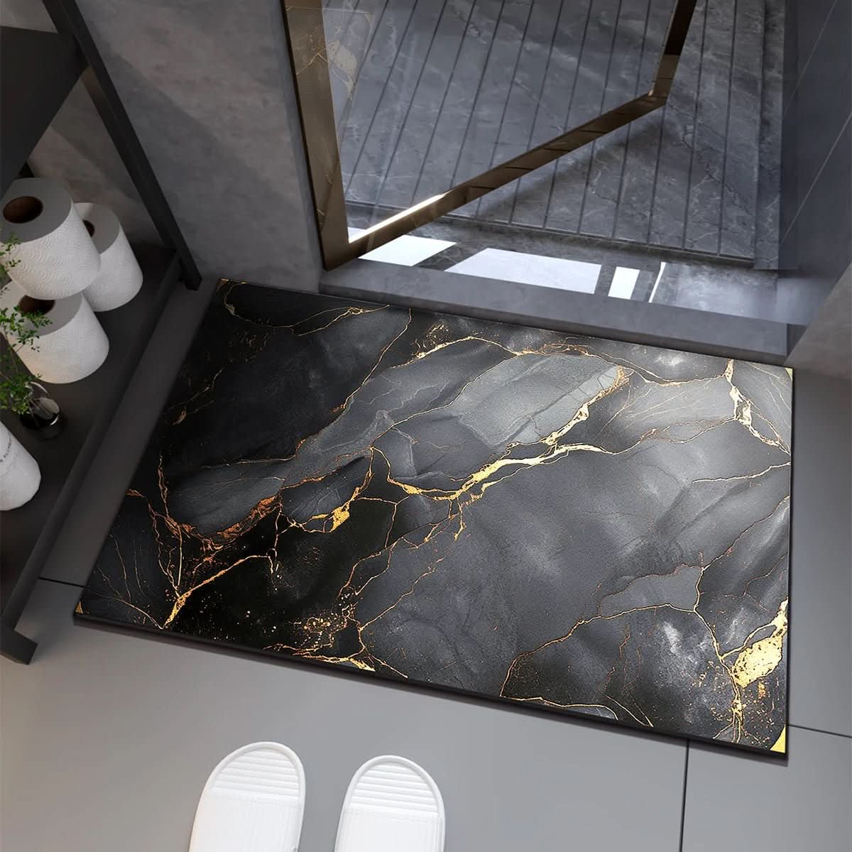 AquaNest Quick-Drying Non-Slip Bath Mat For Safe And Comfortable Steps