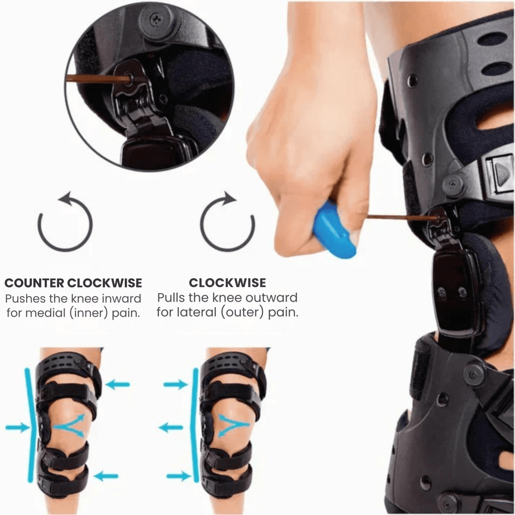 StrideEase Adjustable Knee Clip for Stability and Pain Relief