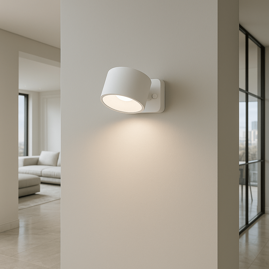 NovaGlow Wireless 360-Degree Rotating LED Lamp for Flexible Lighting