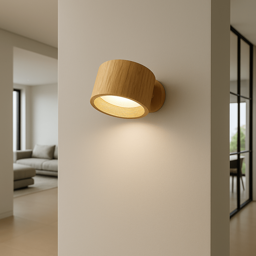 NovaGlow Wireless 360-Degree Rotating LED Lamp for Flexible Lighting