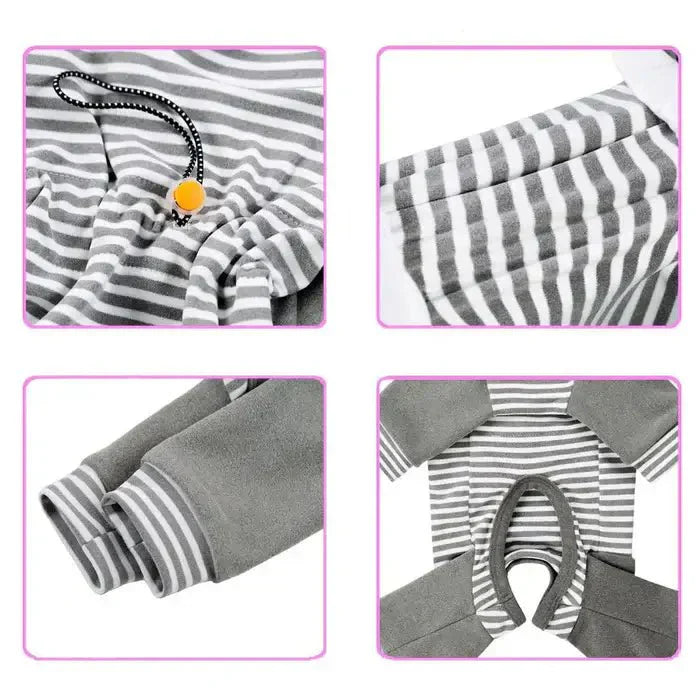 Anti-Licking Canine Recovery Suit for Postoperative Care