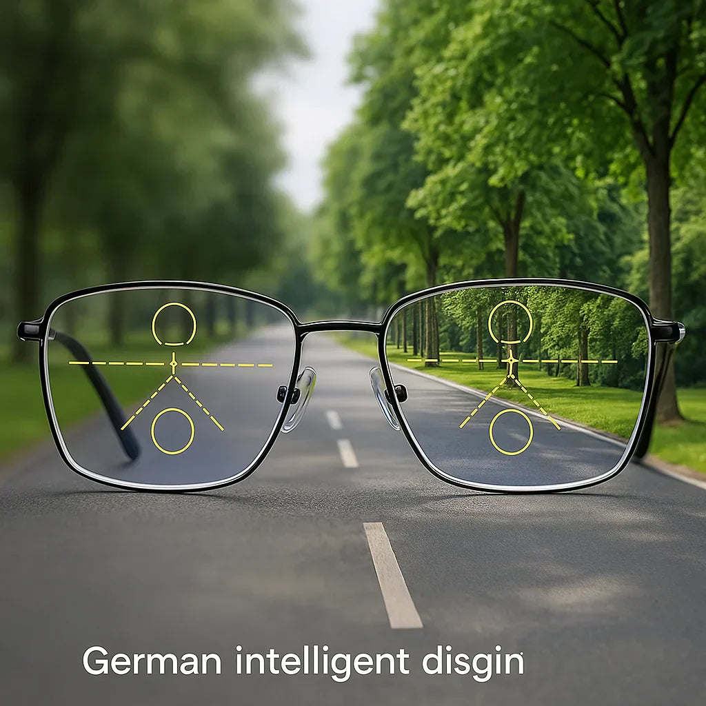 German Designed Progressive Eyeglasses for Clear All-Day Vision