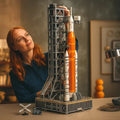 Kit modello sistema di lancio spaziale ispirato ad Artemis Nova con razzo e torre