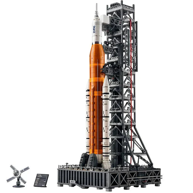 Kit modello sistema di lancio spaziale ispirato ad Artemis Nova con razzo e torre