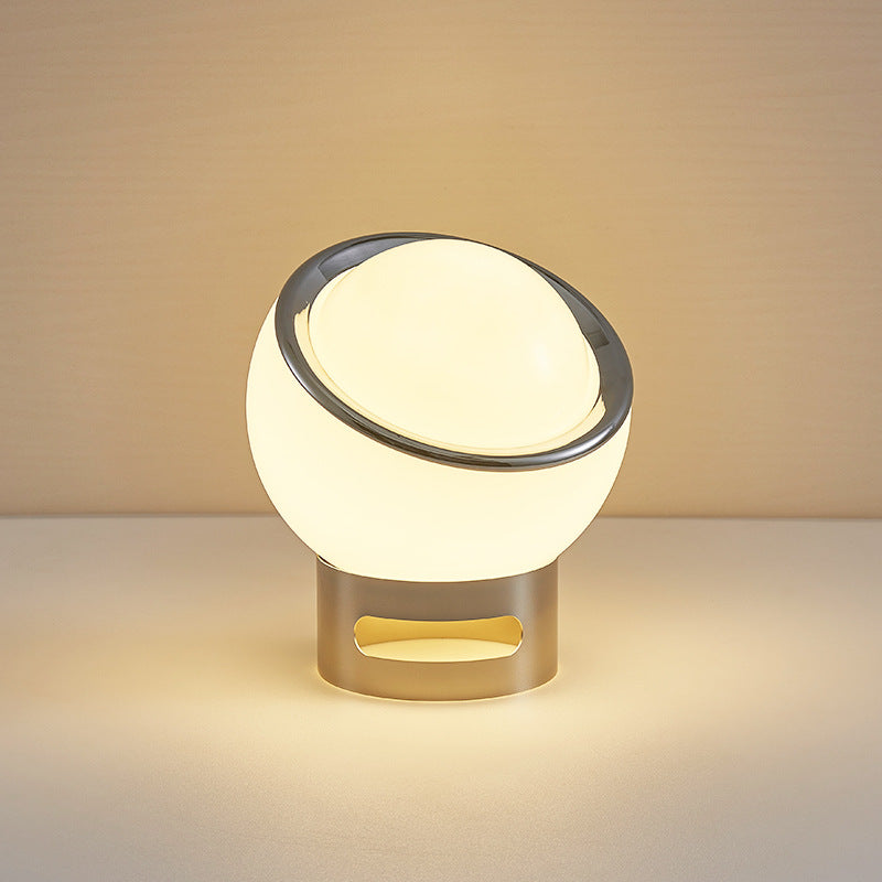 NovaLux Opal Desk Lamp In Bauhaus Glass Style Lighting