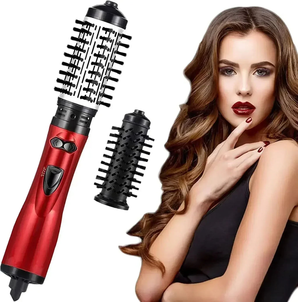BreezePulse Uscător și Stilizator de Păr Rotativ 2-în-1 pentru Coafuri de Calitate Salon Acasă