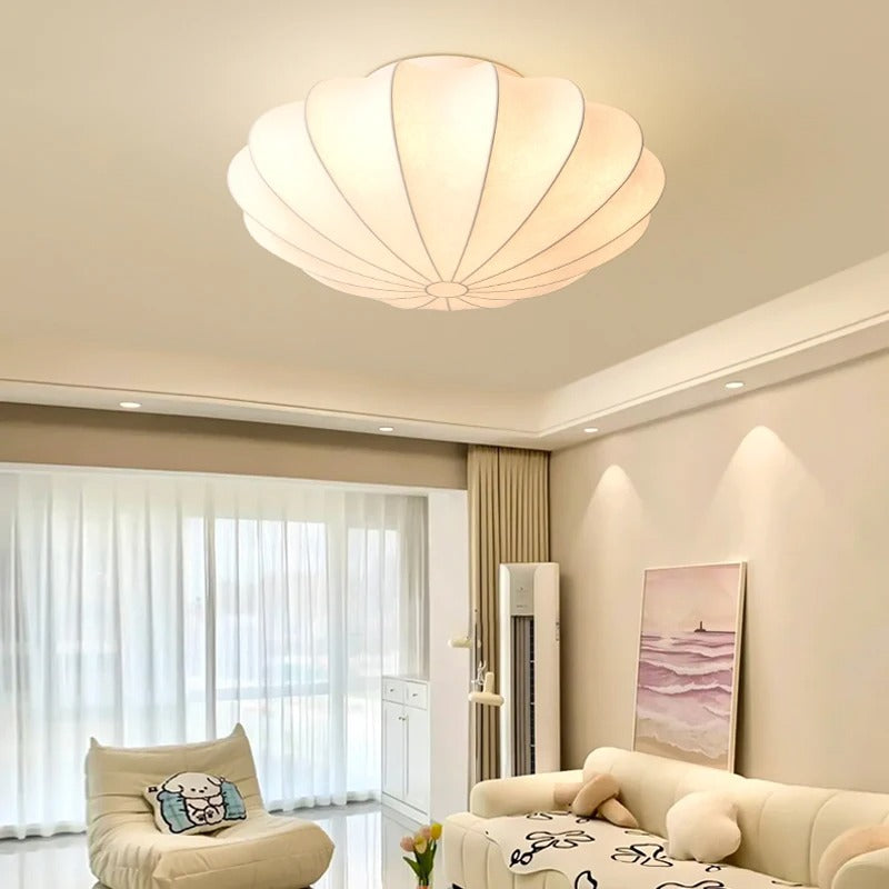 Kireli Silk Deckenleuchte mit japanisch inspiriertem warmem Lichtschein