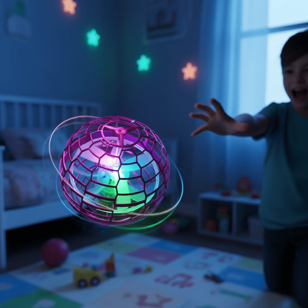 NovaSpin Hand Controlled Magic Flying Spinner With LED Effects