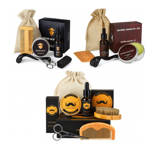 BeardVigor Kit Completo per la Crescita e la Cura della Barba
