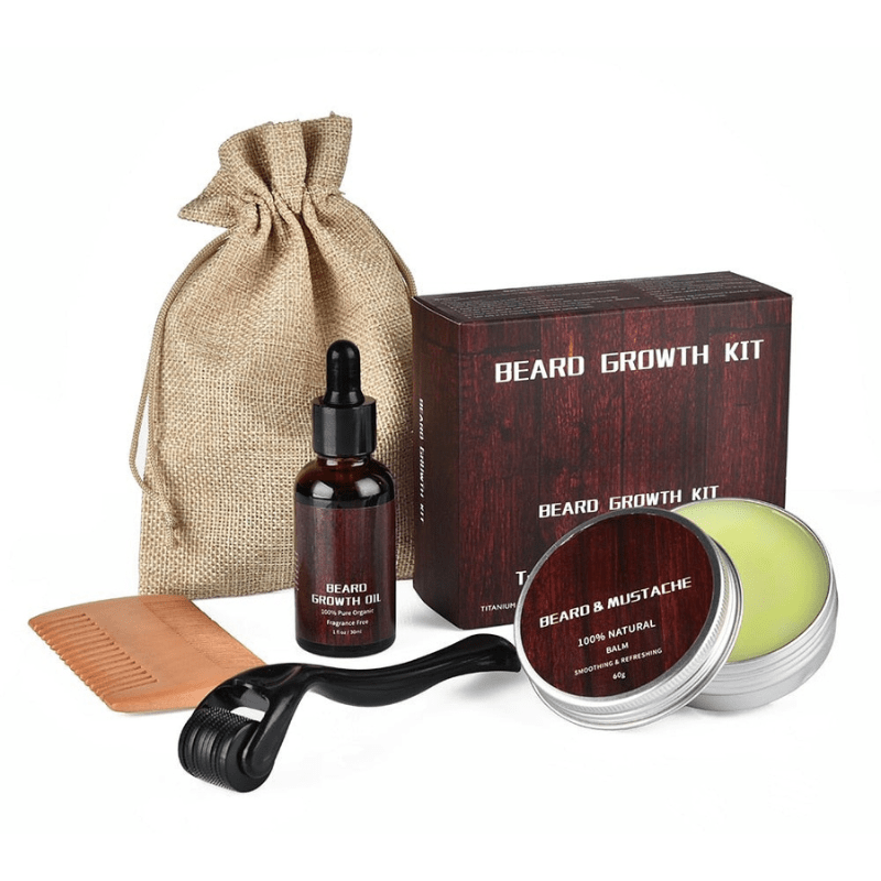 BeardVigor Kit Completo per la Crescita e la Cura della Barba
