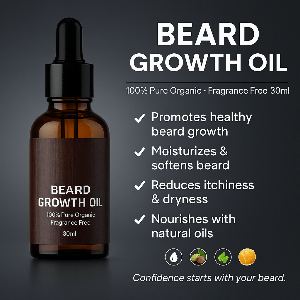 BeardVigor Kit Completo per la Crescita e la Cura della Barba