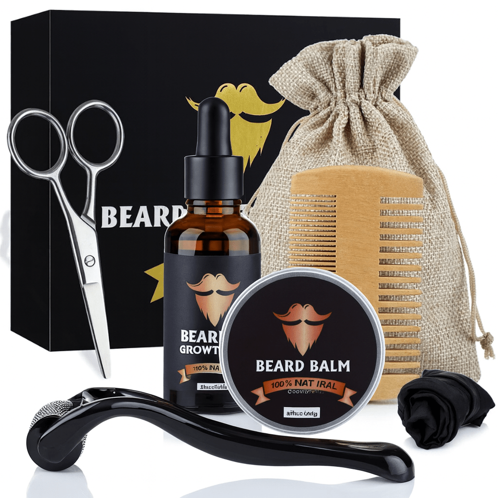 BeardVigor Kit Completo per la Crescita e la Cura della Barba