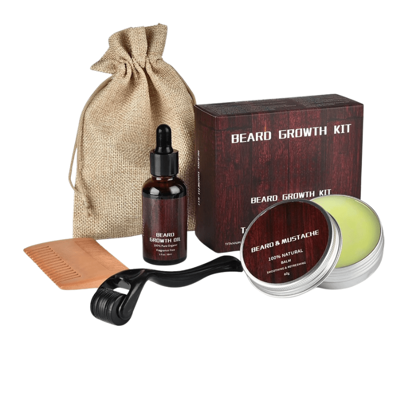 BeardVigor Kit Completo per la Crescita e la Cura della Barba