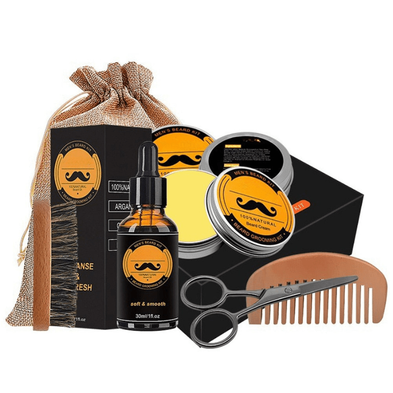 BeardVigor Kit Completo per la Crescita e la Cura della Barba