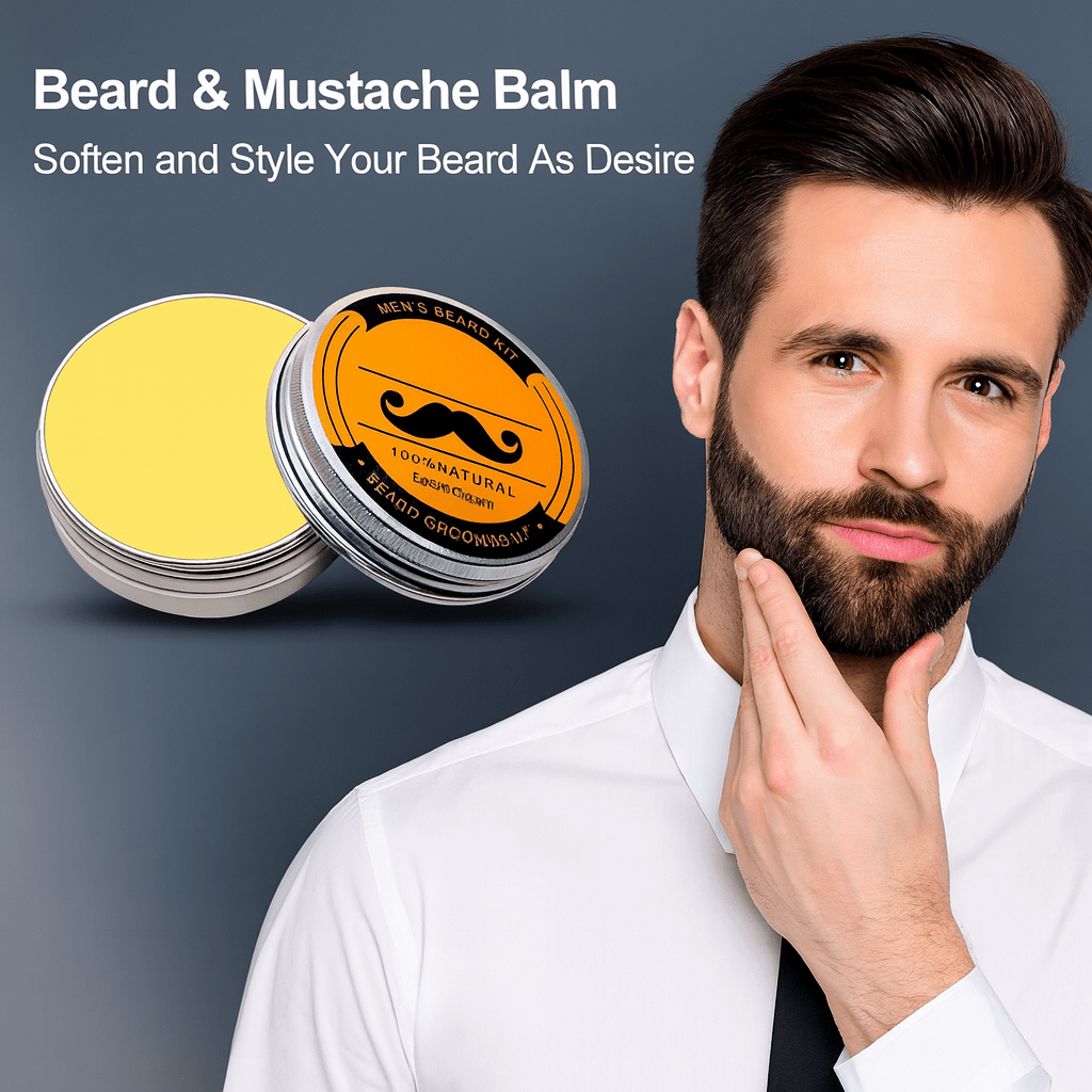 BeardVigor Kit Completo per la Crescita e la Cura della Barba